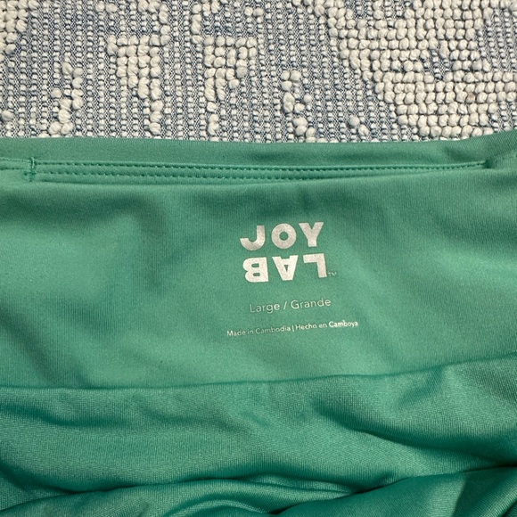 LOT of 2 Women’s LABJOY Green and AERIE Floral Athletic Shorts Sz L - Picture 9 of 13